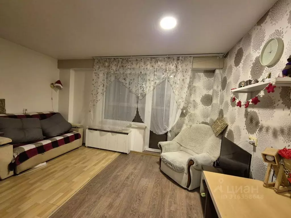 Студия Новосибирская область, Новосибирск Выборная ул., 99/4 (28.0 м) - Фото 1