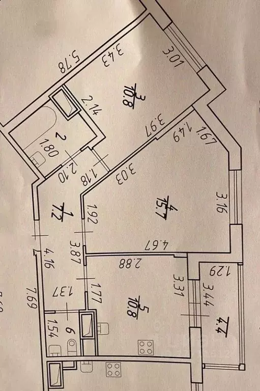 2-к кв. Санкт-Петербург ул. Плесецкая, 10 (49.9 м) - Фото 1