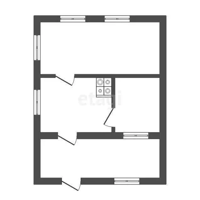 Дом в деревня Уйско-Чебаркульская, улица Мира (38.7 м) - Фото 2