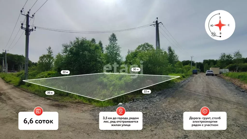 Участок в Хабаровский край, Хабаровский район, Мичуринское с/пос, ... - Фото 1