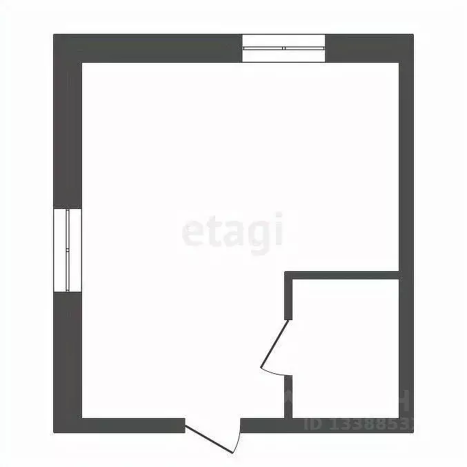 1-к кв. Красноярский край, Красноярск ул. Ломоносова, 42 (20.9 м) - Фото 1