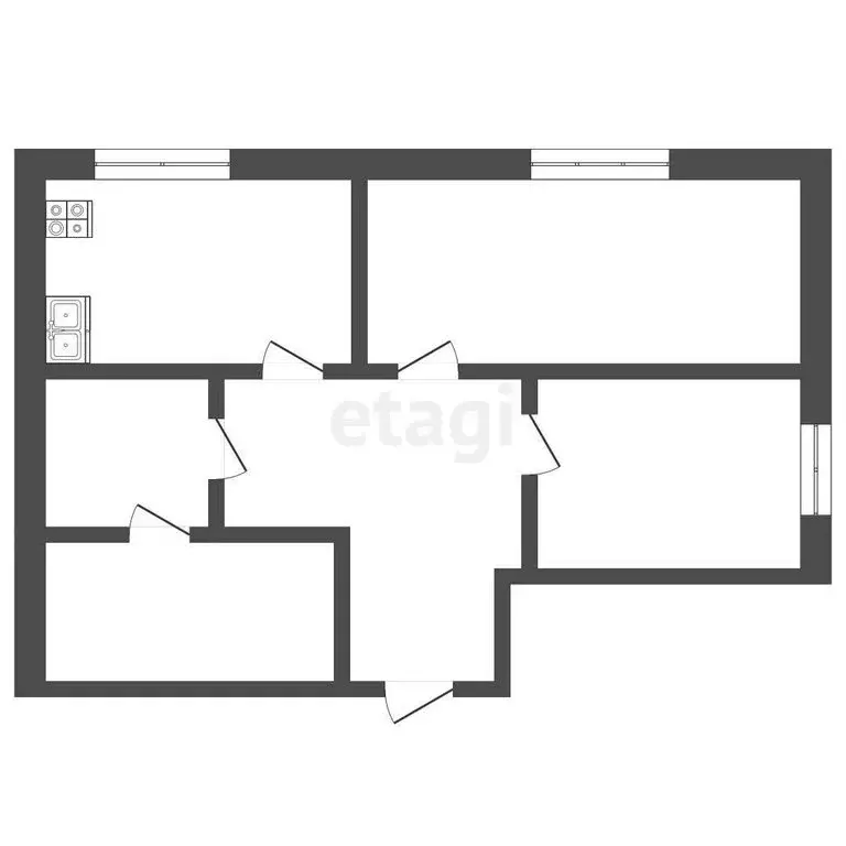 3-комнатная квартира: Рыбинск, Гражданская улица, 58А (78.3 м) - Фото 0