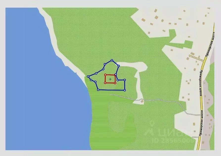 Участок в Ленинградская область, Выборгский район, Приморское ... - Фото 1