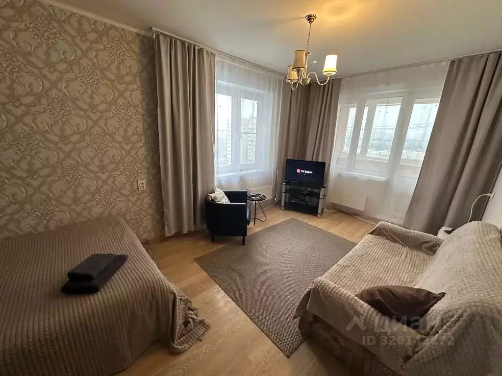 1-к кв. Московская область, Раменское ул. Приборостроителей, 1 (36.0 ... - Фото 0