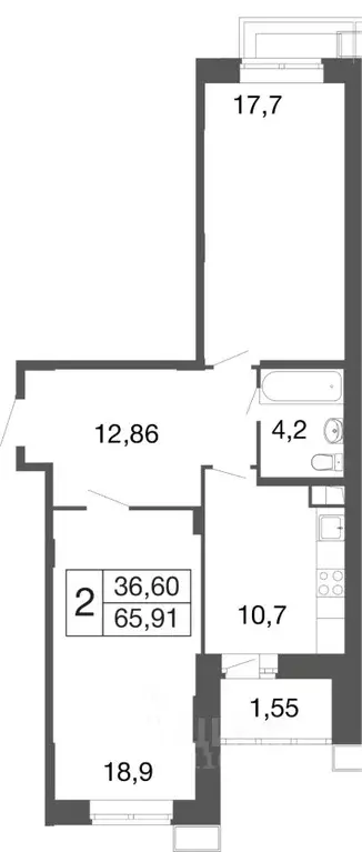 2-к кв. Московская область, Апрелевка Наро-Фоминский городской округ, ... - Фото 1