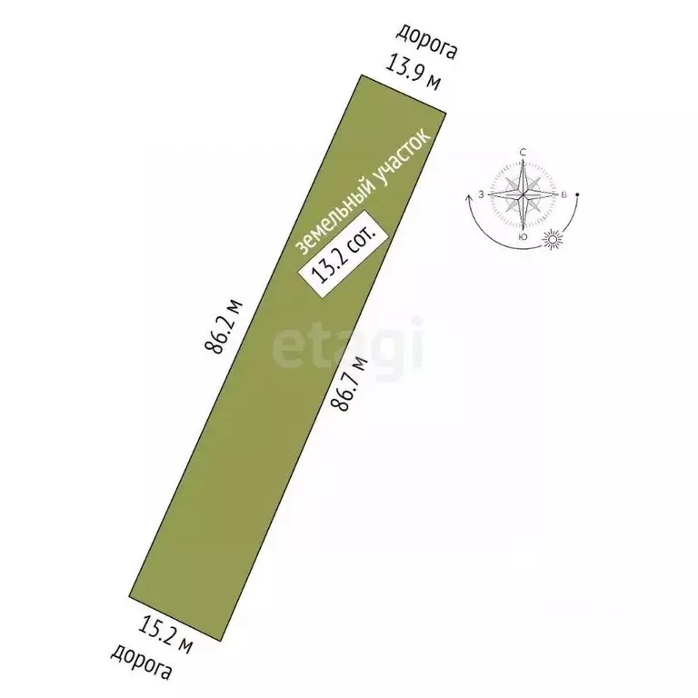 Участок в Свердловская область, Белоярский муниципальный округ, пос. ... - Фото 1