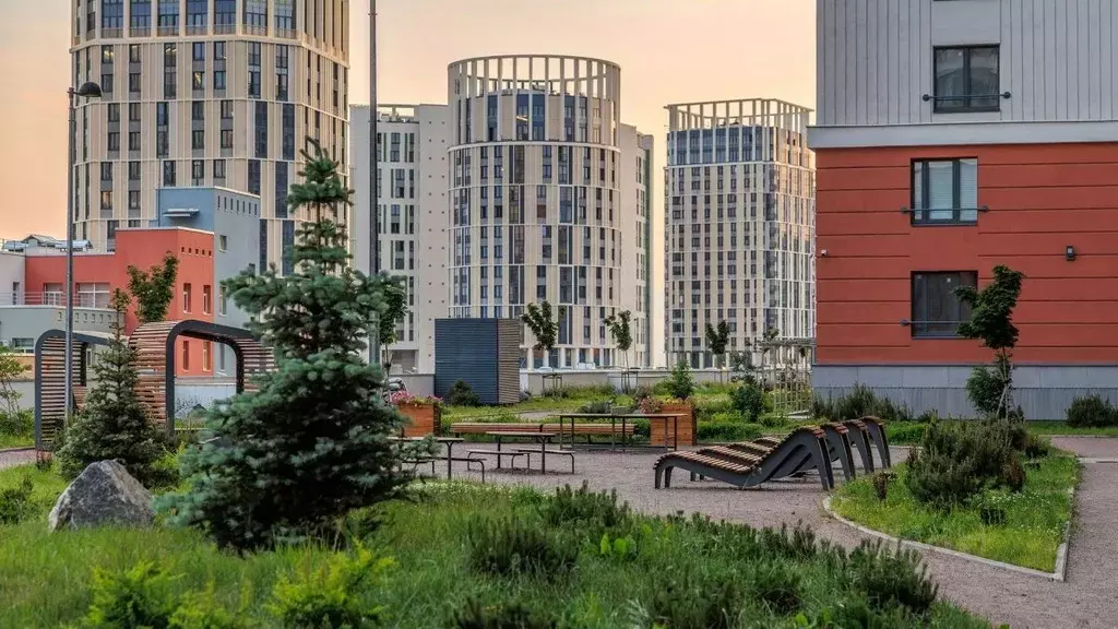3-к кв. Санкт-Петербург просп. Крузенштерна, 2 (89.45 м) - Фото 0