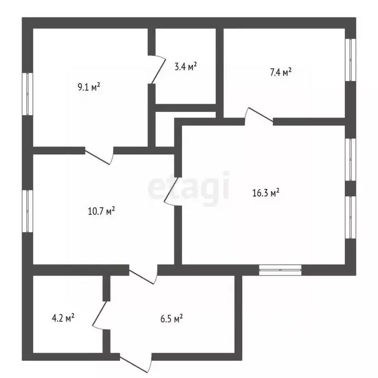 Дом в Воронежская область, Кантемировский район, с. Писаревка ... - Фото 2