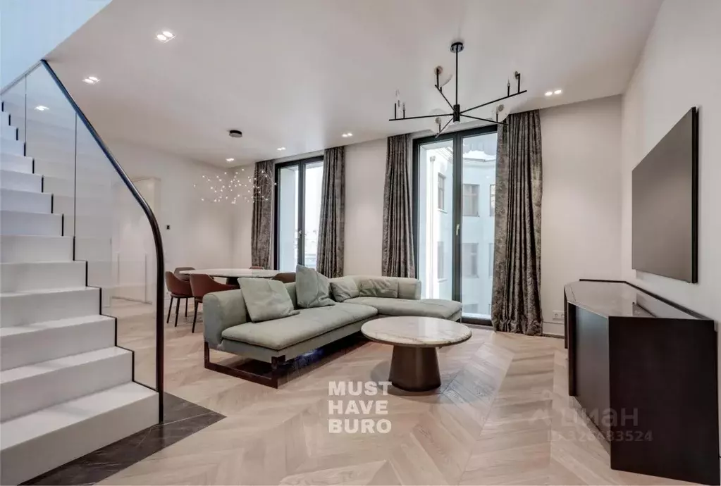 3-к кв. Москва ул. Большая Дмитровка, 9С7 (128.06 м) - Фото 2