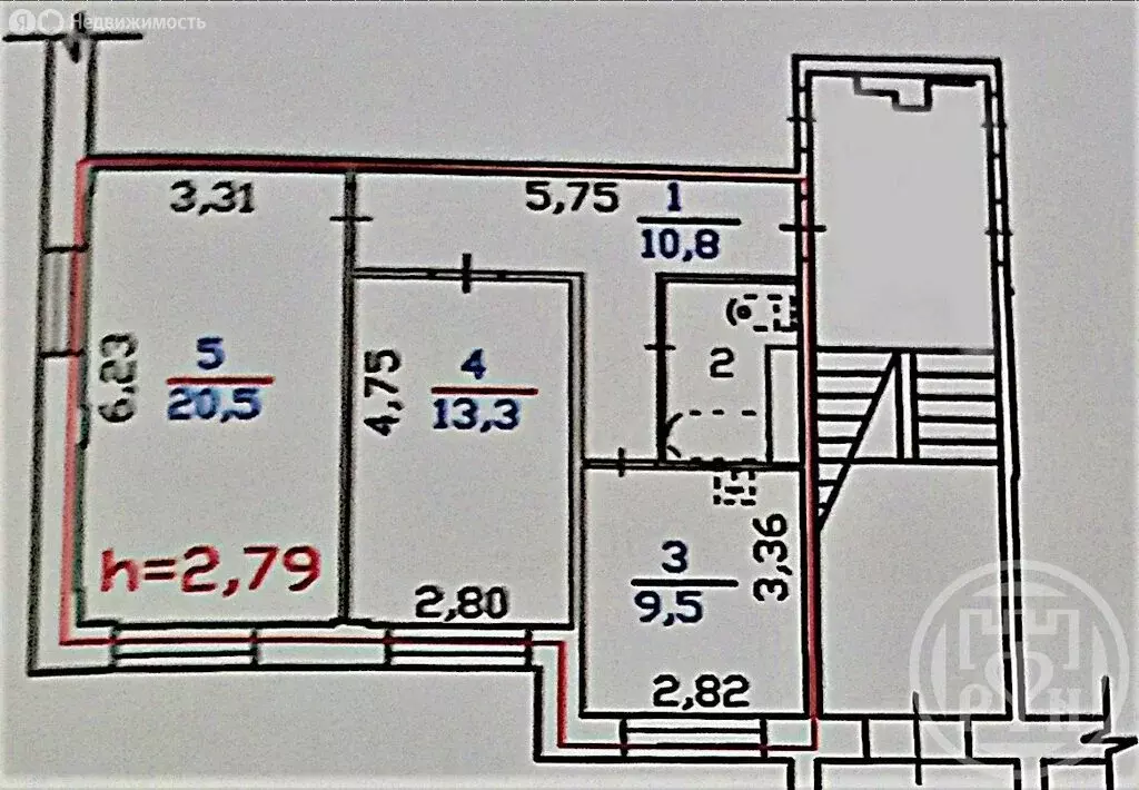 2-комнатная квартира: Ломоносов, Еленинская улица, 4 (57.9 м) - Фото 1