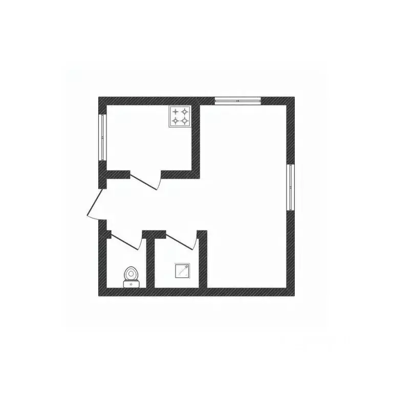 1-к кв. Белгородская область, Валуйки ул. Свердлова, 28 (30.7 м) - Фото 2