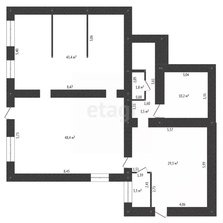 Офис в Башкортостан, Уфа Революционная ул., 78 (159 м) - Фото 1