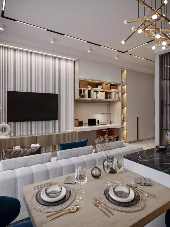 Студия Москва 1-й Красногвардейский проезд, 22с1 (50.0 м) - Фото 2