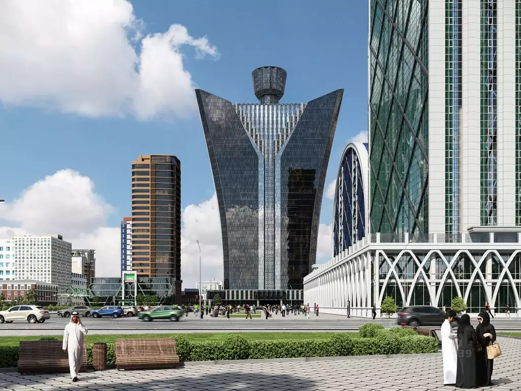 1-к кв. Чеченская республика, Грозный бул. М.А. Эсамбаева, 16 (48.0 м) - Фото 1