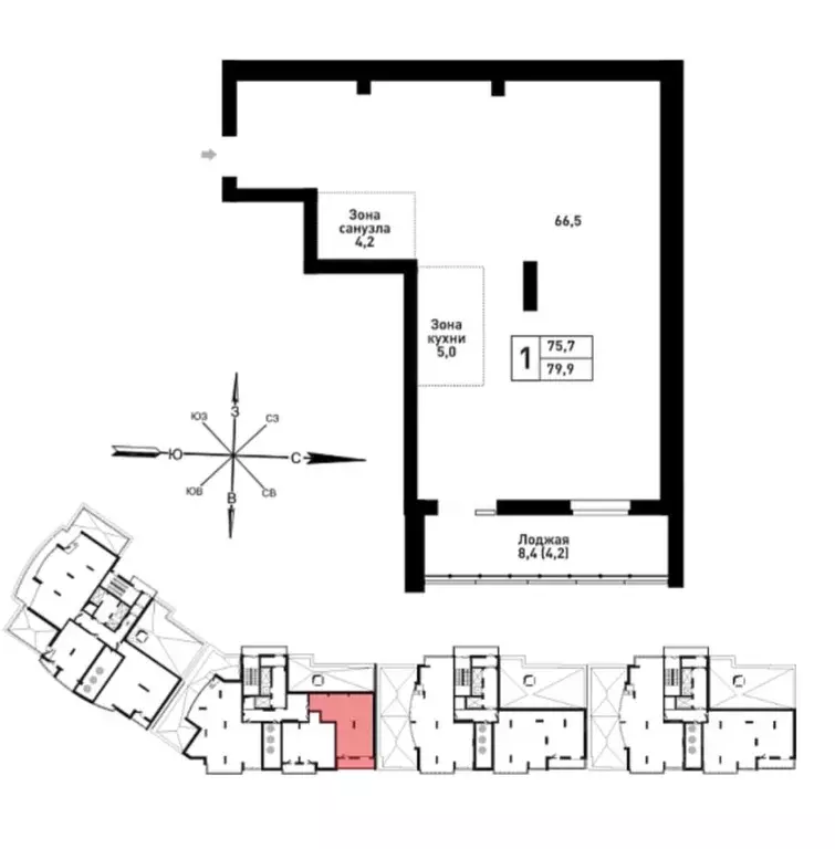 Свободной планировки кв. Алтайский край, Барнаул Промышленная ул., 6 ... - Фото 2