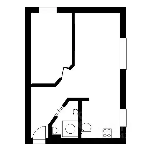 1-к кв. Санкт-Петербург пос. Парголово, ул. Федора Абрамова, 20К1 ... - Фото 2