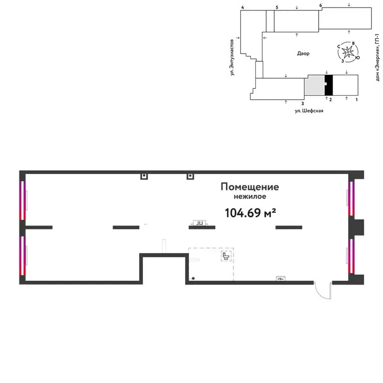 Торговая площадь (104.69 м) - Фото 2