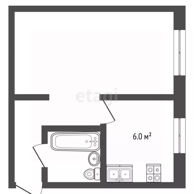 1-к кв. Камчатский край, Петропавловск-Камчатский ул. Давыдова, 13 ... - Фото 1