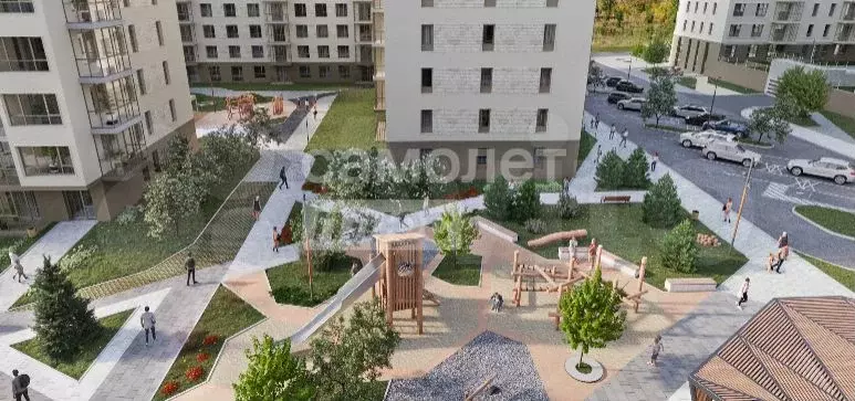 Квартира-студия, 27,7 м, 1/14 эт. - Фото 1