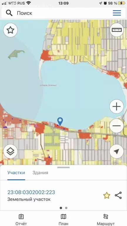 Участок в хутор Зелёная Роща, Морская улица (10 м) - Фото 1