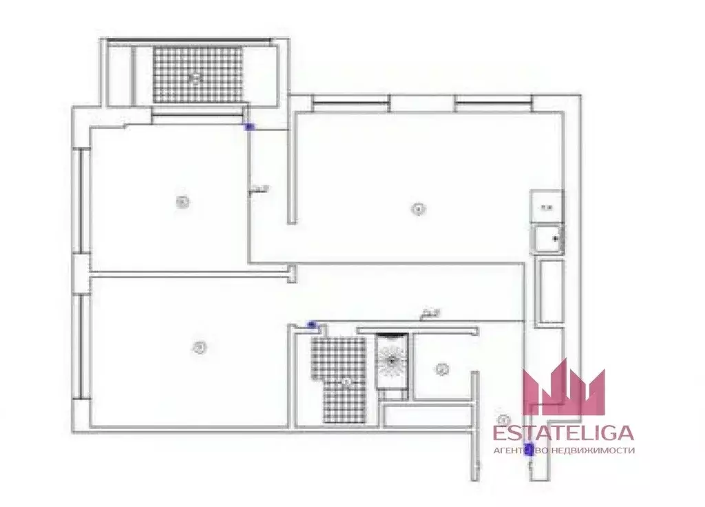 2-к кв. Москва ул. Василия Ланового, 1к1 (66.0 м) - Фото 2