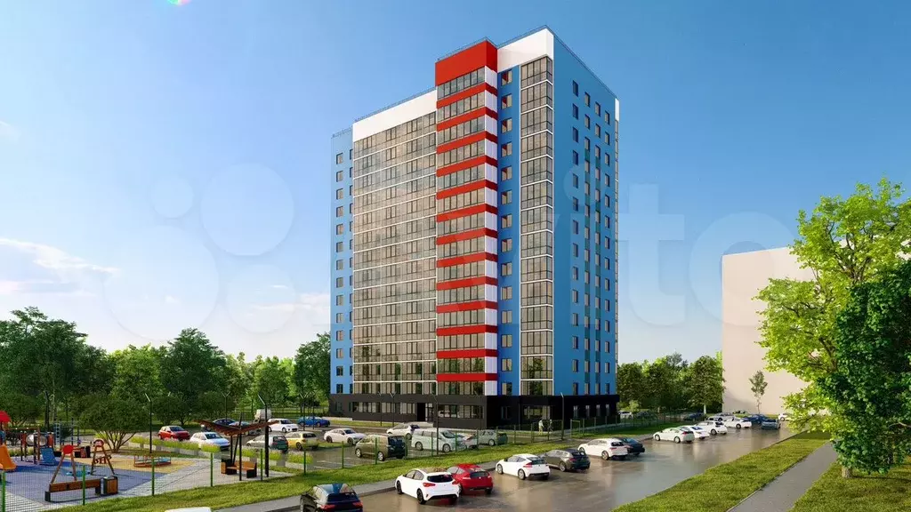 1-к. квартира, 25,7 м, 15/15 эт. - Фото 0