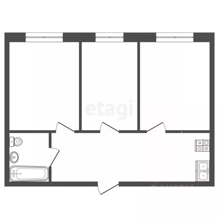 Комната Ростовская область, Ростов-на-Дону просп. 40-летия Победы, ... - Фото 2