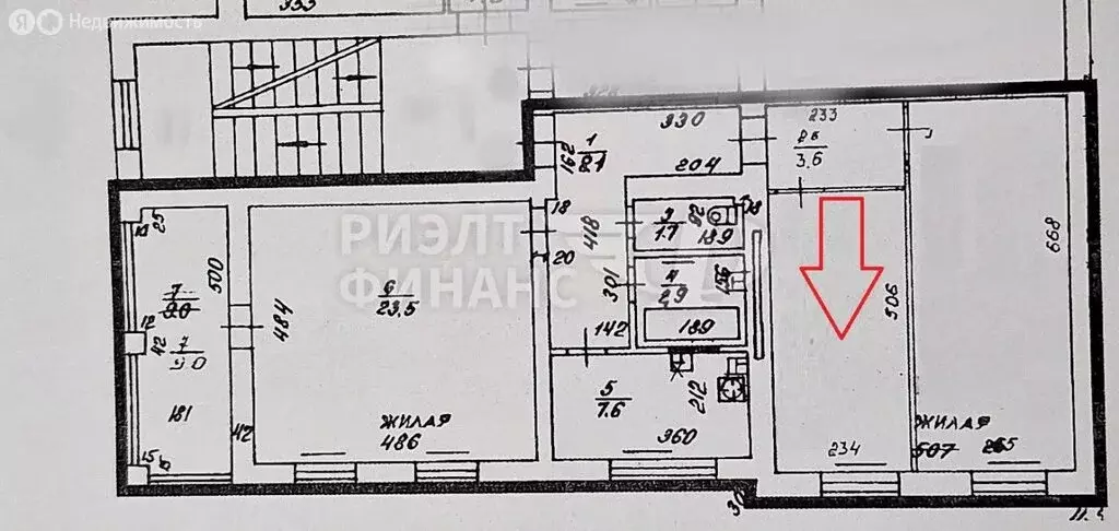 1к в 3-комнатной квартире (12 м) - Фото 1