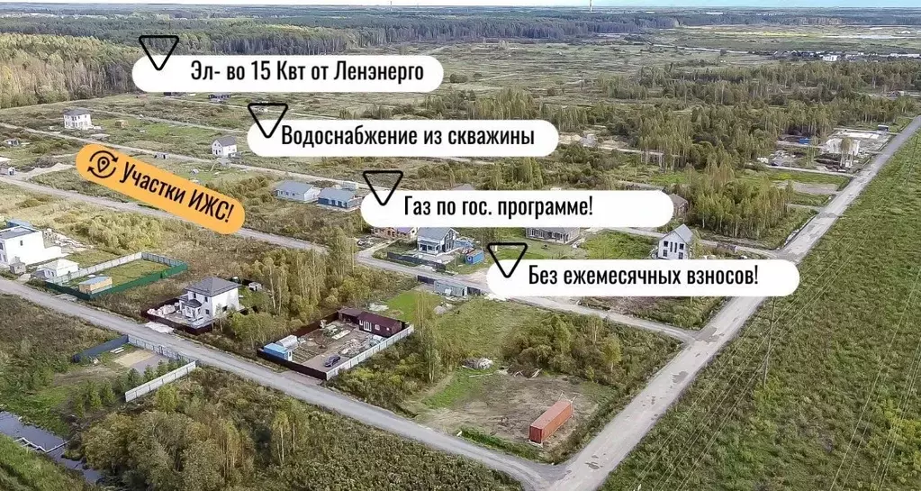 Участок в Ленинградская область, Всеволожск ул. Эдуарда Асадова (7.0 ... - Фото 1