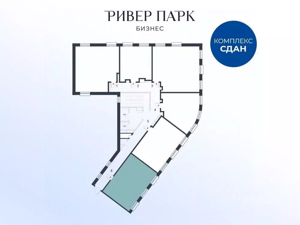 Офис в Москва ул. Корабельная, 2 (58 м) - Фото 2