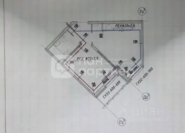 1-к кв. Ленинградская область, Всеволожский район, пос. Бугры ул. ... - Фото 2