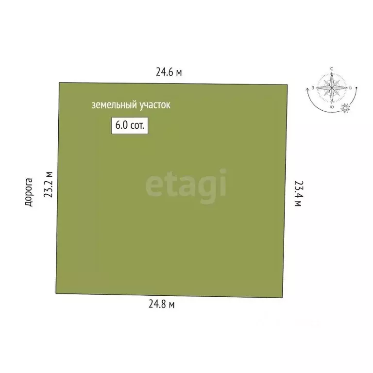 Участок в Крым, Симферопольский район, Урожайновское с/пос, ... - Фото 1