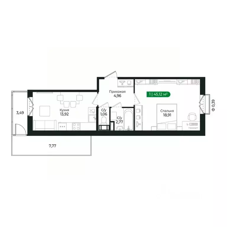 1-к кв. Ленинградская область, Сертолово Всеволожский район, ... - Фото 1