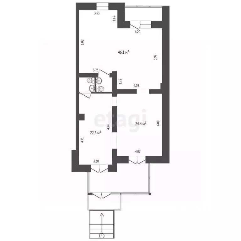 Помещение свободного назначения в Тюменская область, Тюмень ул. ... - Фото 2