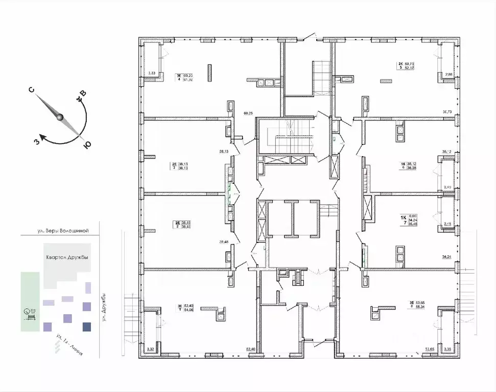 2-к кв. Кемеровская область, Кемерово ул. Дружбы, 11 (38.48 м) - Фото 2