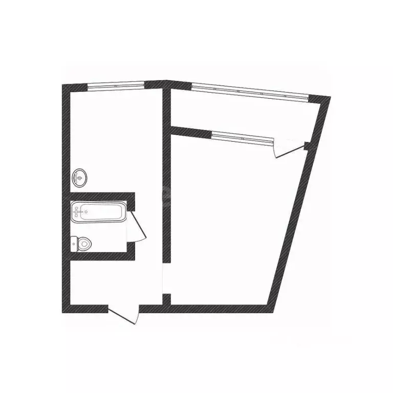 1-к кв. Алтайский край, Бийск Красноармейская ул., 174 (30.1 м) - Фото 2