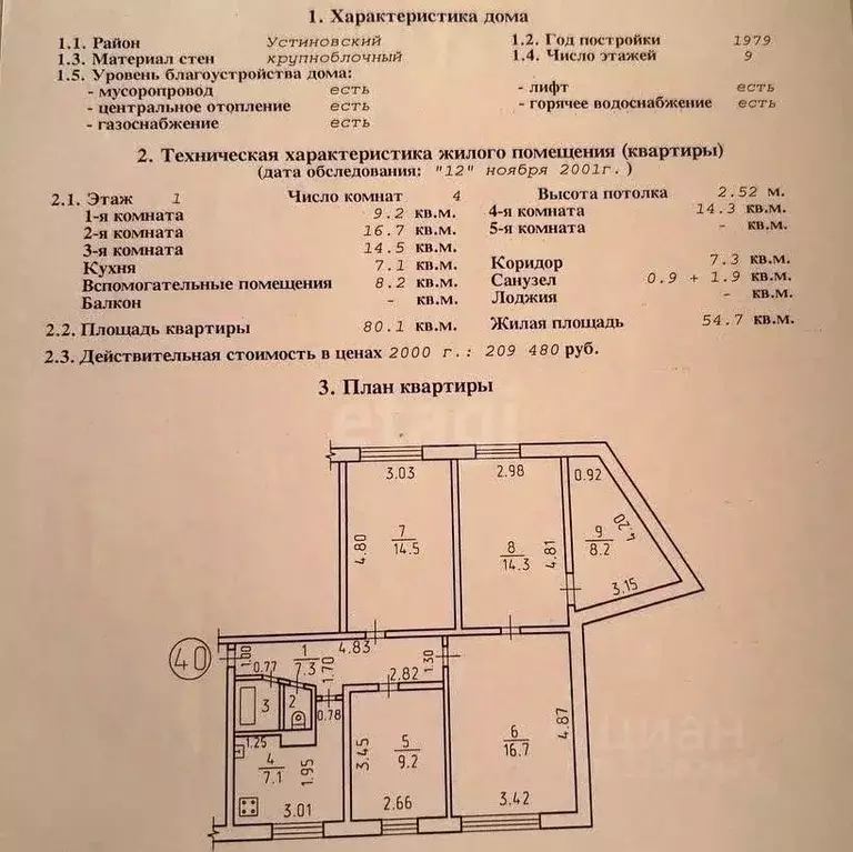 4-к кв. Удмуртия, Ижевск Молодежная ул., 21 (80.0 м) - Фото 0