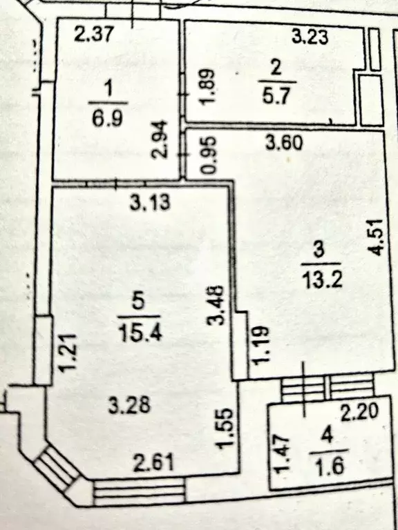 1-к кв. Московская область, Королев ул. Ленина, 27 (41.2 м) - Фото 2