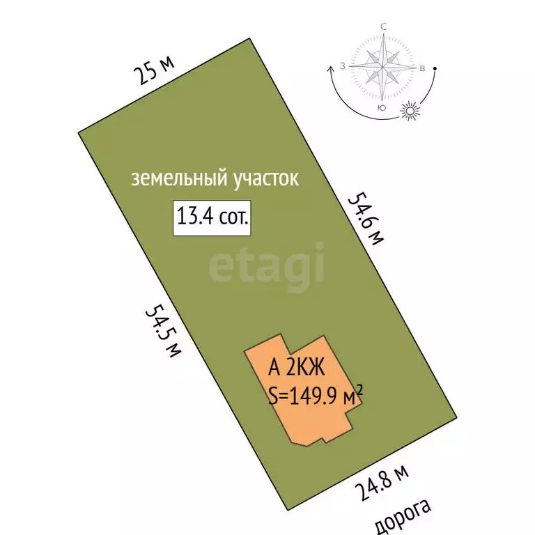 Дом в Тюменский муниципальный округ, село Кулига, Янтарная улица ... - Фото 1