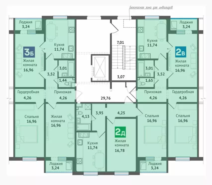 2-к кв. Марий Эл, Медведево городское поселение, Медведево пгт ул. ... - Фото 2