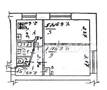 2-к кв. Владимирская область, Владимир Красноармейская ул., 43 (40.0 ... - Фото 2