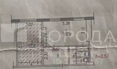 Комната Кемеровская область, Новокузнецк ул. Покрышкина, 22 (15.6 м) - Фото 1