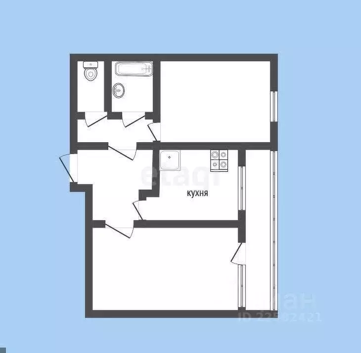 2-к кв. Удмуртия, Ижевск 7-я Подлесная ул., 22 (49.9 м) - Фото 1