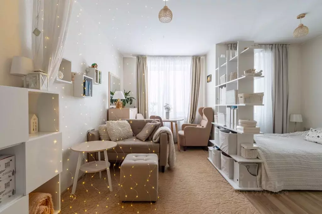 Студия Санкт-Петербург ул. Русановская, 16к3 (26.0 м) - Фото 1