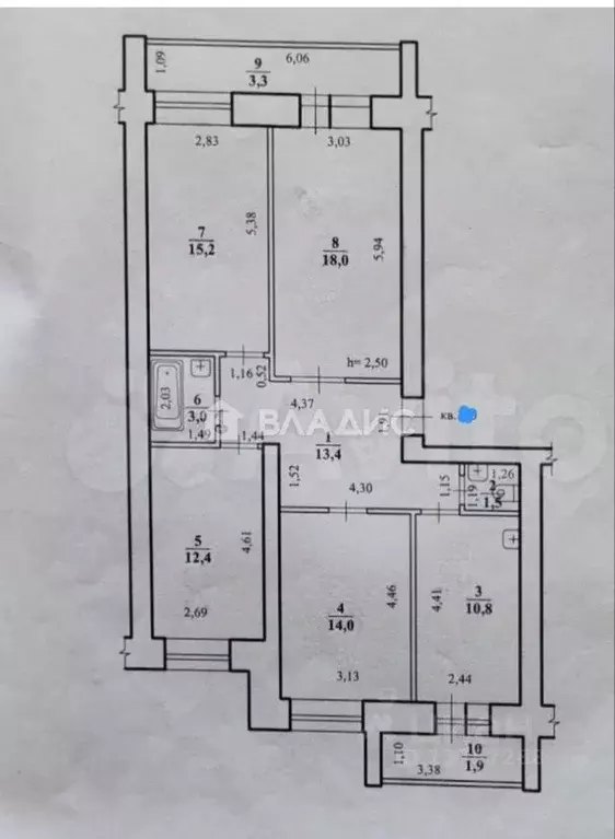 4-к кв. Забайкальский край, Чита Октябрьский мкр, 11 (88.3 м) - Фото 2