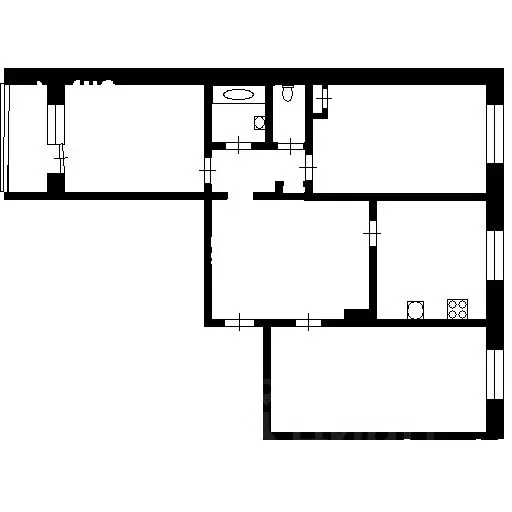 3-к кв. Челябинская область, Магнитогорск ул. Коробова, 14 (71.8 м) - Фото 1