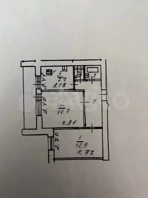 2-к. квартира, 46,4 м, 8/9 эт. - Фото 0