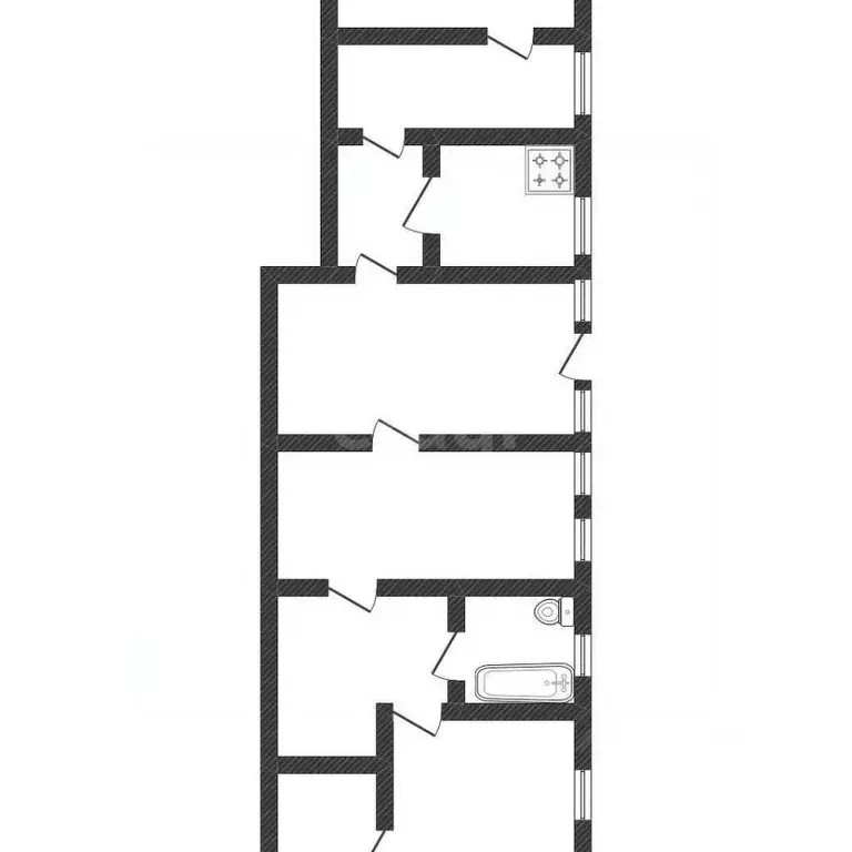Дом в Белгородская область, Валуйки ул. Григорьева, 41 (76 м) - Фото 2