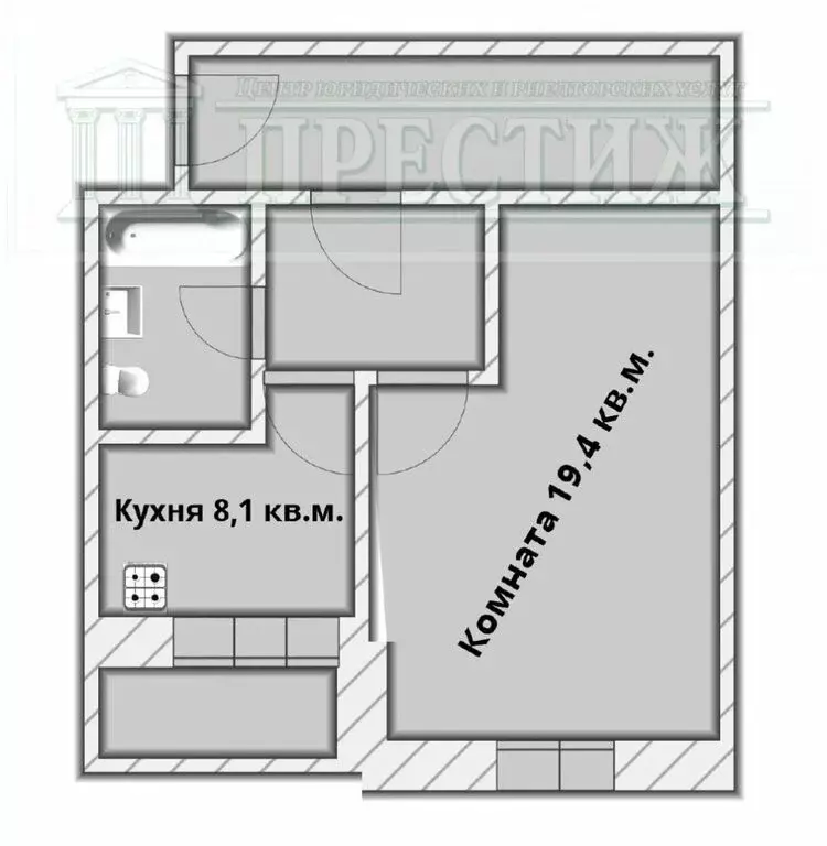 1-комнатная квартира: Шуя, микрорайон Афанасьева, 11 (44.5 м) - Фото 1