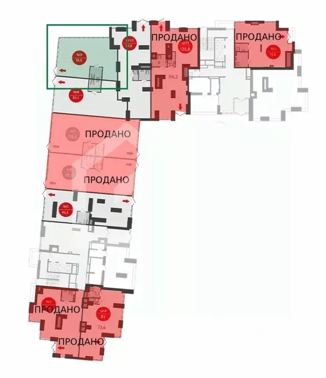 Торговая площадь в Москва ул. 1-я Ватутинская, 12к2 (79 м) - Фото 1